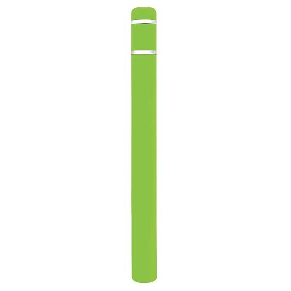 Post Sleeve, 4-1/2In Dia, 52In, Lime Green
