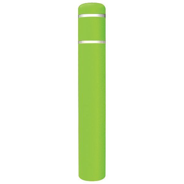 Post Sleeve, 7 In Dia., 72 In H, Lime Green