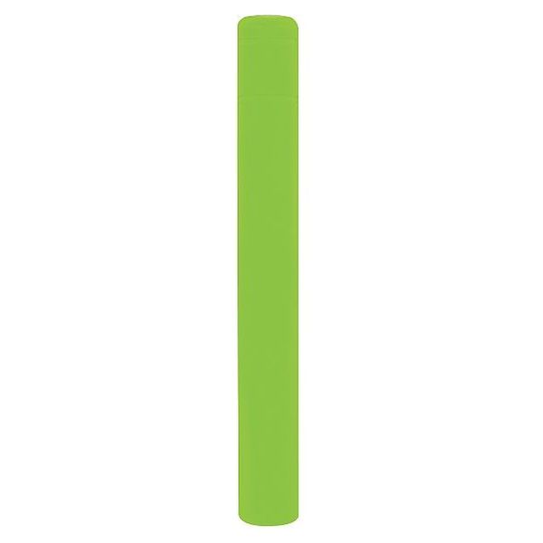 Post Sleeve, 7 In Dia., 60 In H, Lime Green