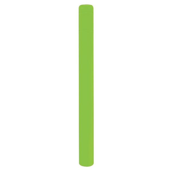 Post Sleeve, 4-1/2In Dia, 52In, Lime Green