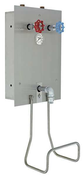 Hose Station, 3/4 In, 6 gpm, Chrome