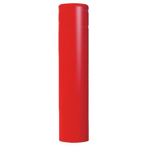 Post Sleeve, 60 In H, Red with No Tape