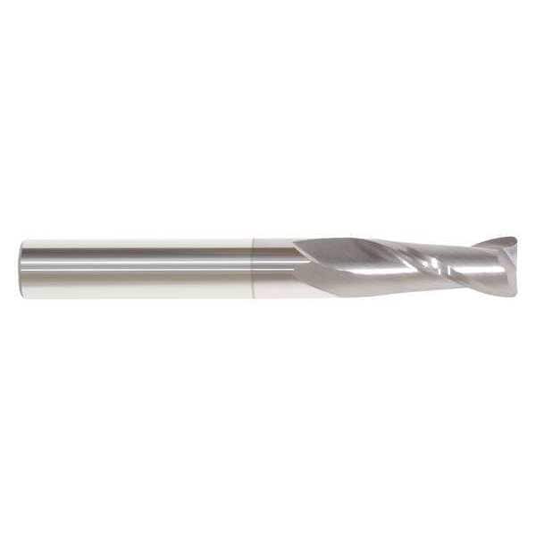 End Mill, 3/16 in., 2 Flutes, TiCN