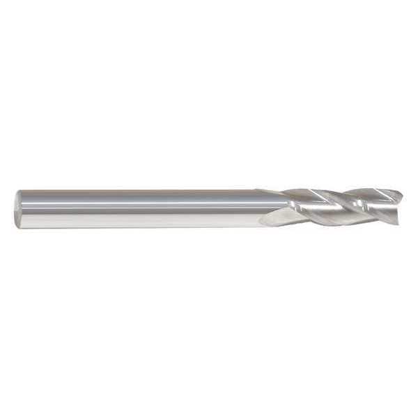 End Mill, 3/16 in.3 Flutes, Bright