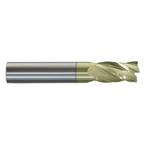 End Mill, 3/8 in.4 Flutes, ZrN