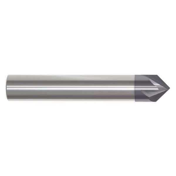 Chamfer End Mill, 3/16 in. Dia, Carbide