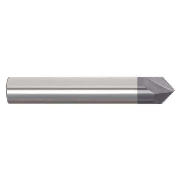 Chamfer End Mill, 1/2 in. Dia, Carbide, 209