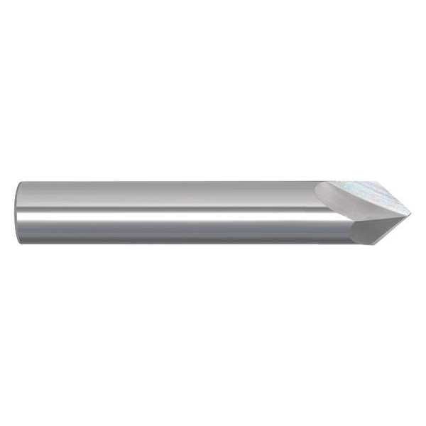 Chamfer End Mill, 1/2 in. Dia, Carbide, 209