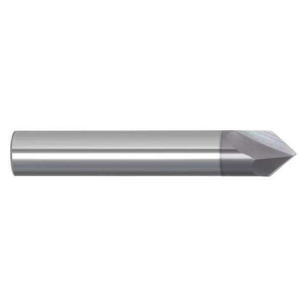 Chamfer End Mill, 1/4 in. Dia, Carbide, 209