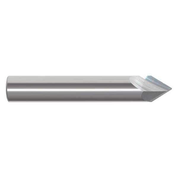 Chamfer End Mill, 1/4 in. Dia, Carbide, 209