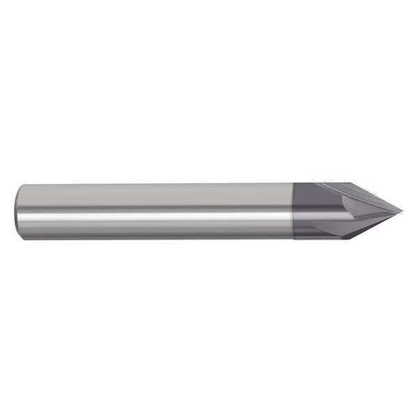 Chamfer End Mill, 1/4 in. Dia, Carbide, 209