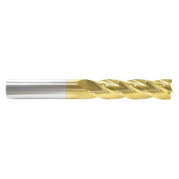 End Mill, 3/16 in.4 Flutes, TiN