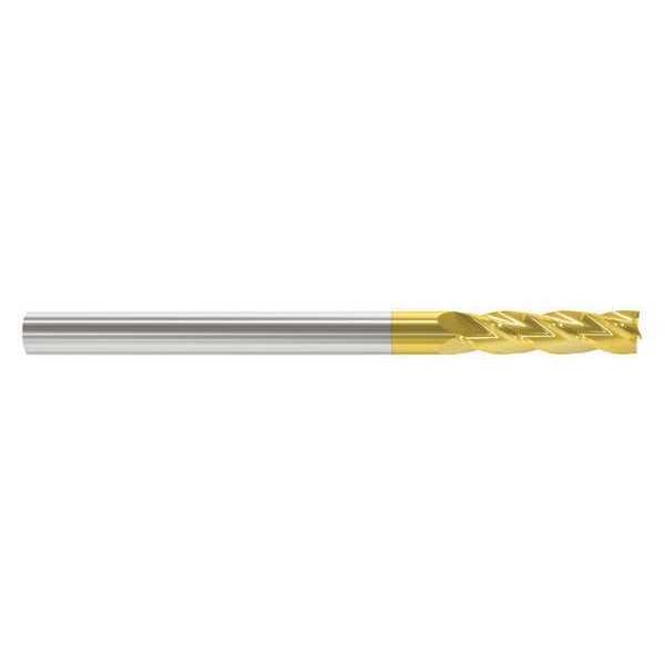 End Mill, 3/8 in.4 Flutes, TiN