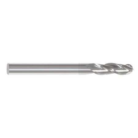 End Mill, 3/8 in.3 Flutes, TiCN