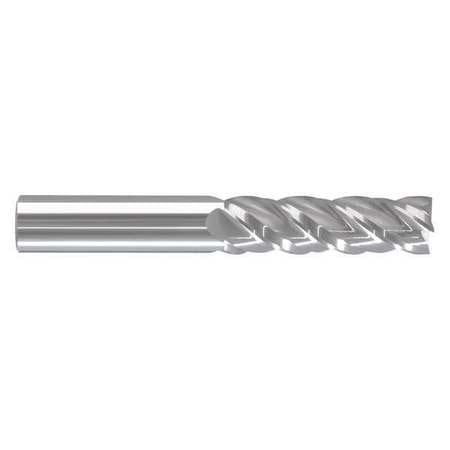 End Mill, 7/16 in.4 Flutes, Bright