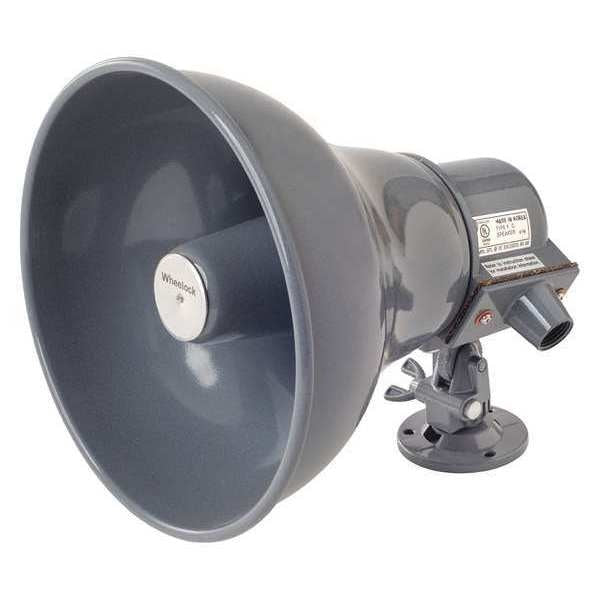 Horn, Grey, Indoor/Outdoor, 102dB, 15W