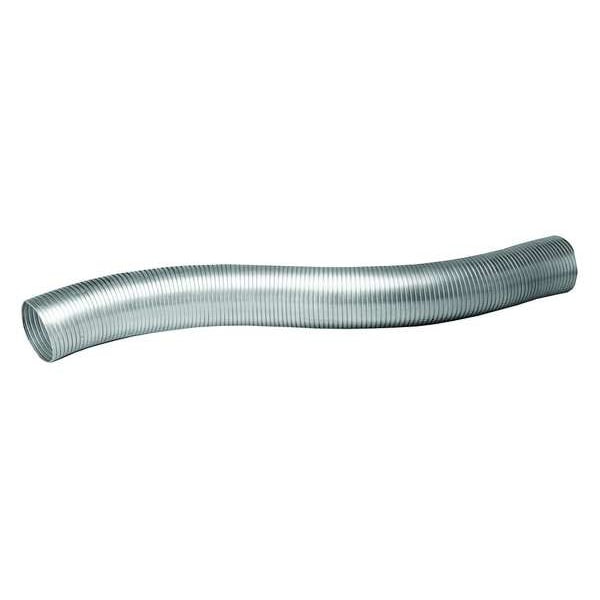 Duct Hose, 5 in Duct Dia, Galvanized Steel, 5 1/4 in W x 5 ft. L x