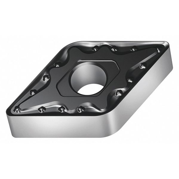 Diamond Turning Insert, Diamond, 1/2 in, DNMG, 55  Degrees, 1/64 in, Carbide