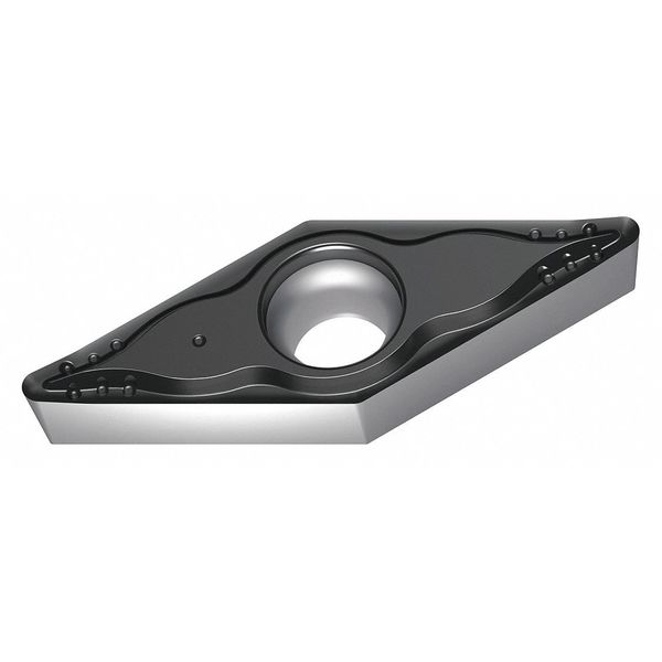 Diamond Turning Insert, Diamond, 1/4 in, VCGT, 35  Degrees, 0.0080 in, Carbide