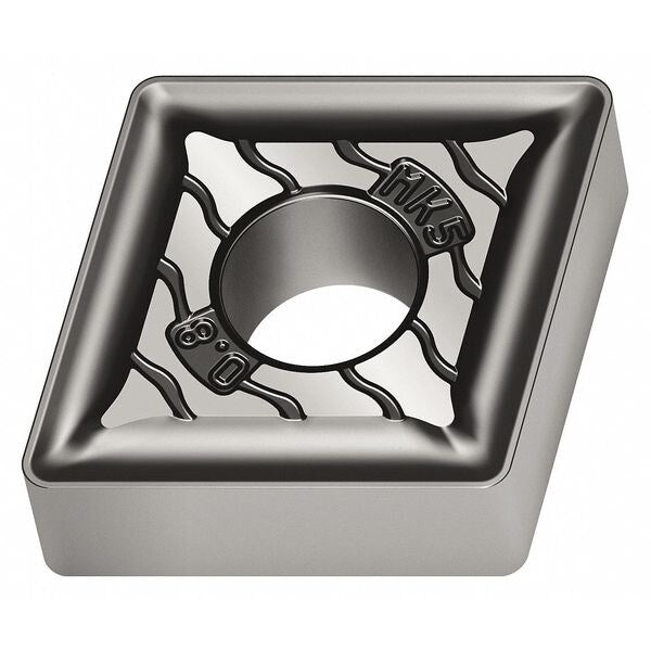 Diamond Turning Insert, Diamond, 1/2 in, CNMG, 80  Degrees, 1/32 in, Carbide