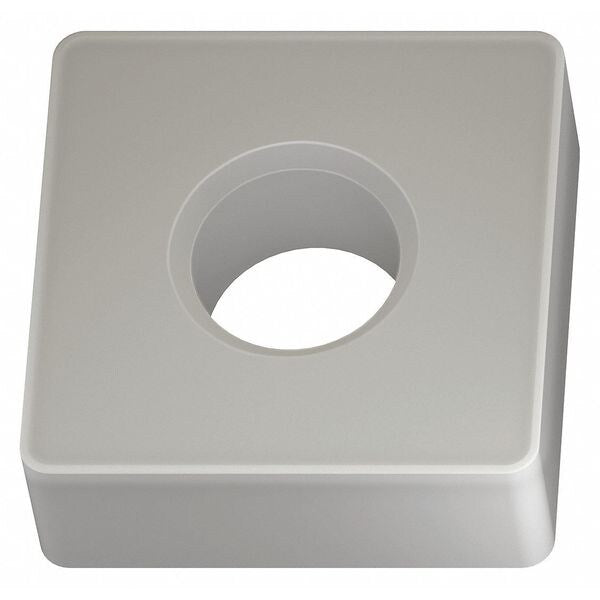 Square Turning Insert, Square, 1/2 in, SNGA, 1/32 in, Ceramic