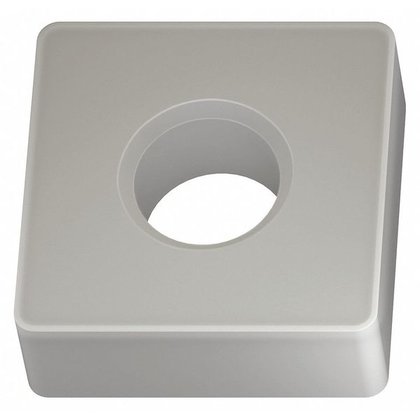 Square Turning Insert, Square, 1/2 in, SNGA, 1/16 in, Ceramic