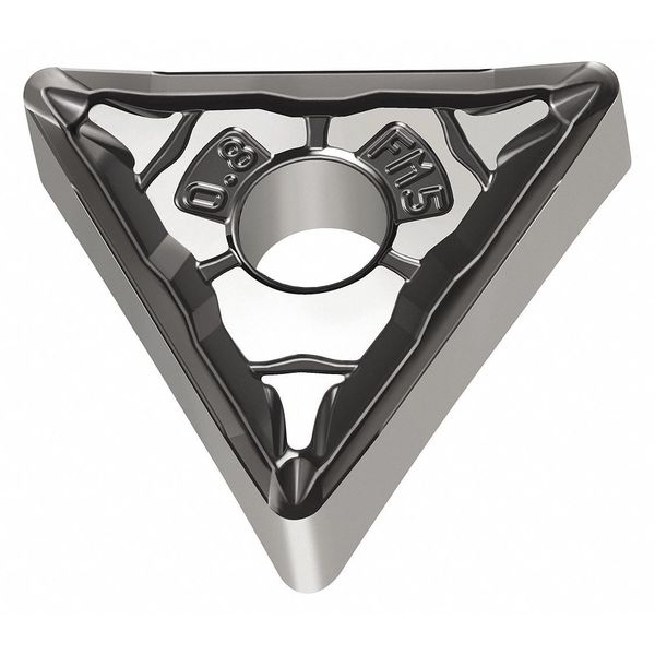 Triangle Turning Insert, Triangle, 3/8 in, TNMG, 0.4 mm, Carbide