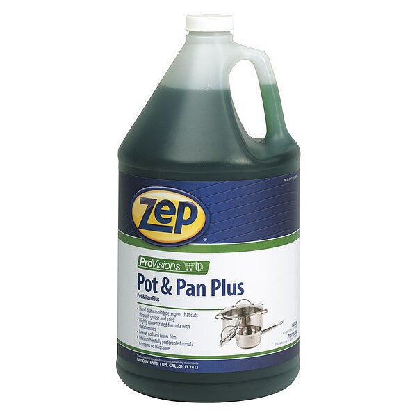 Pot and Pan Cleaner, Bottle, Sz 1 gal., PK4