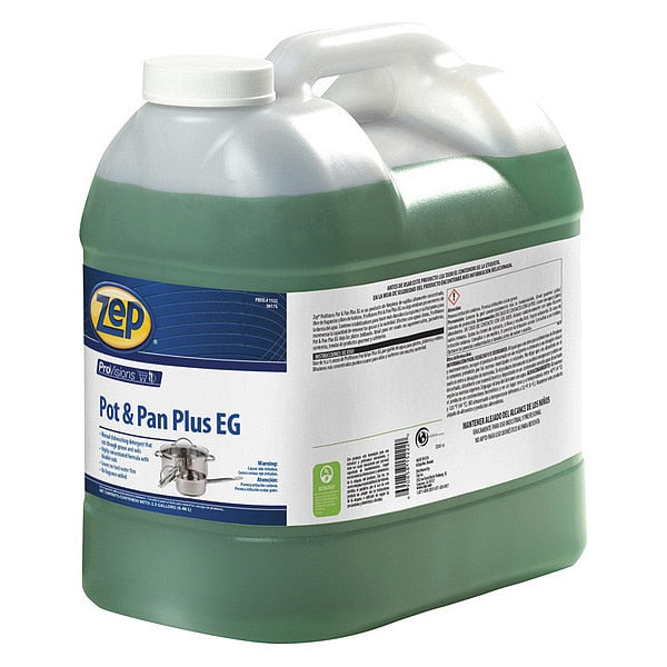 Pot and Pan Cleaner, Bottle, Sz 2.5 gal.