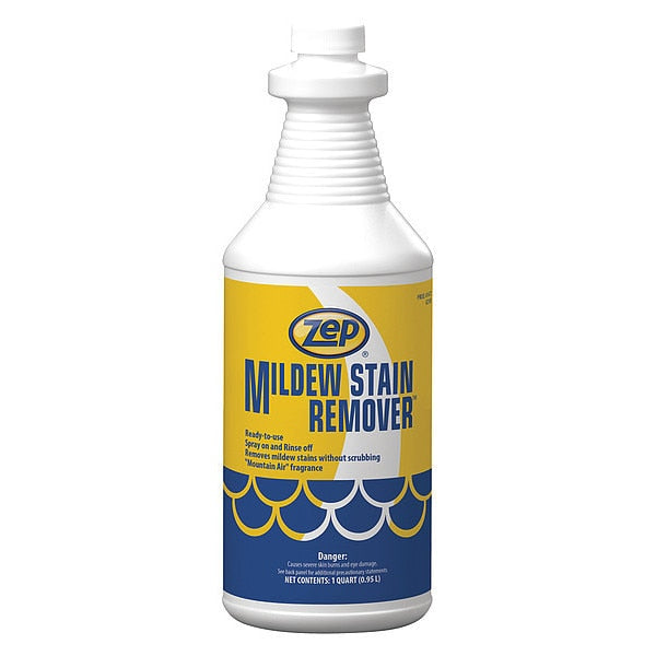 Liquid 1 qt. Mildew Stain Remover, Bottle, 12 PK