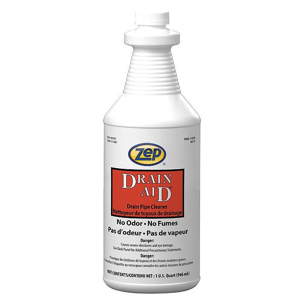 Drain Maintainer, 1 qt, Bottle, Liquid, PK12