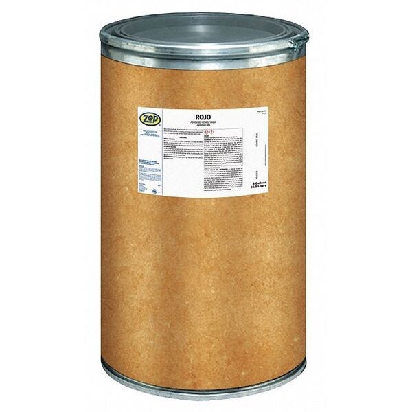 100 lb. Powdered Vehicle Wash Drum, Red, Powder