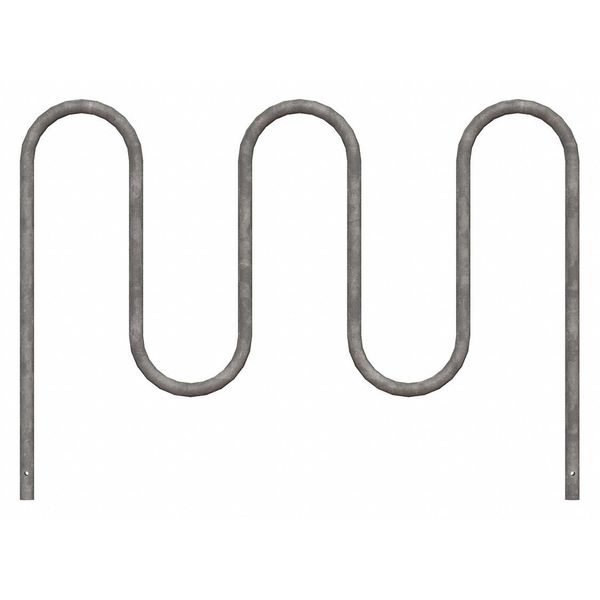 Bike Rack, Silver, 36