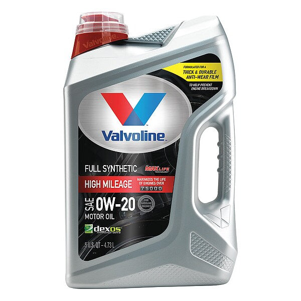 Motor Oil, 5 qt. Size, 0W-20 SAE Grade