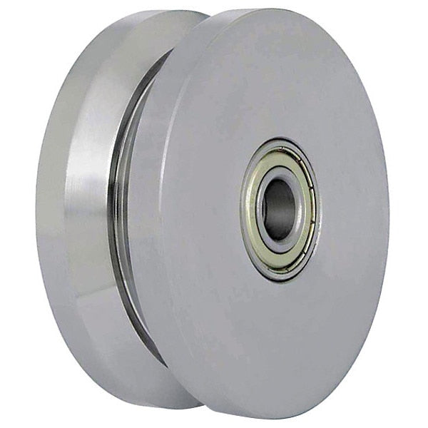 Caster Wheel, 2200 lb. Load, Silver Wheel