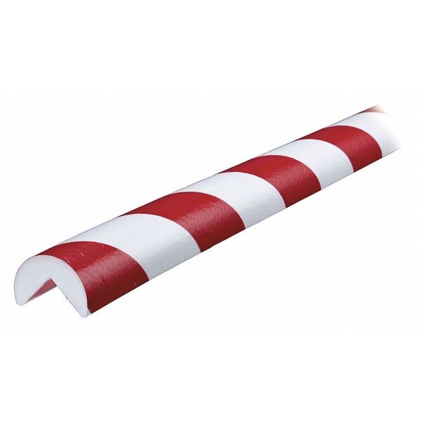 Corner Guard, Rounded, Red/White