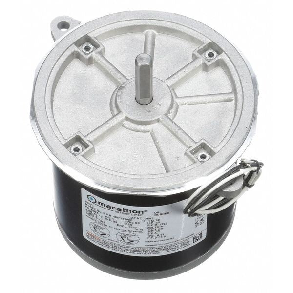 Oil Burner Motor, 1/6 HP, 1725 rpm, 115V