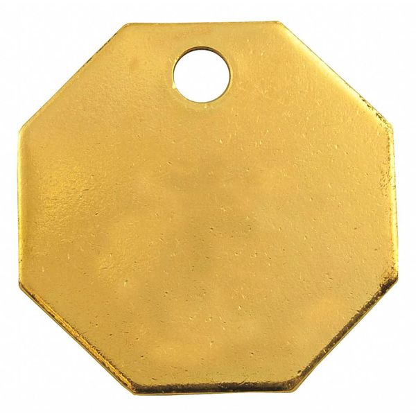 Tag, Brass, Yl, 1-1/4