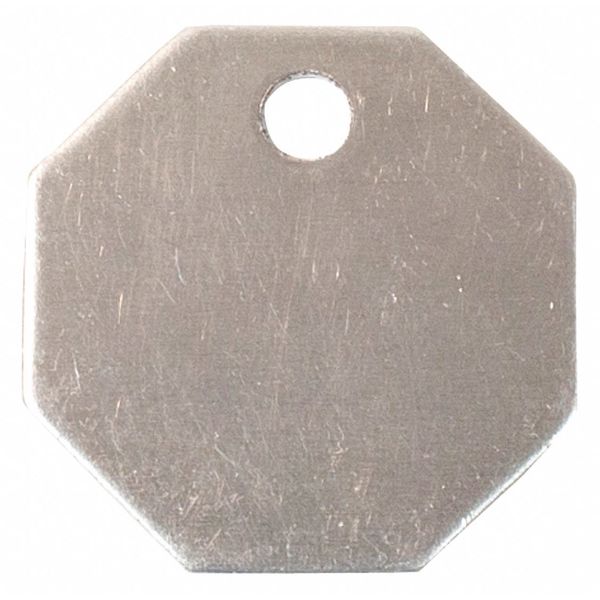 Tag, SS, Silver, 1-1/2