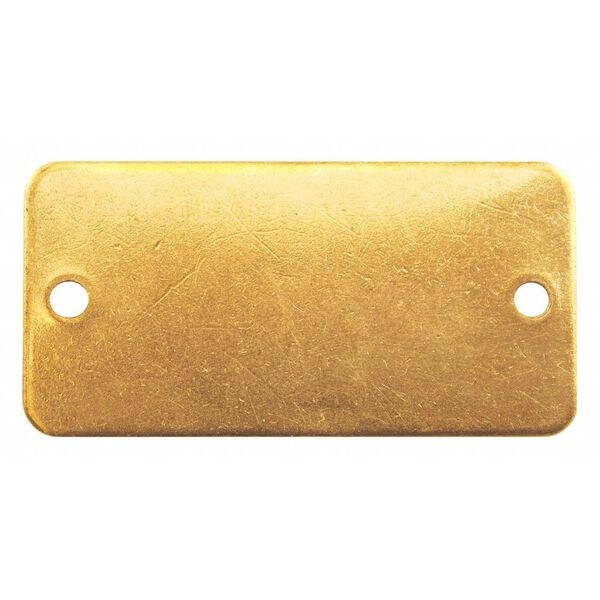 Tag, Brass, Yl, 1-1/2