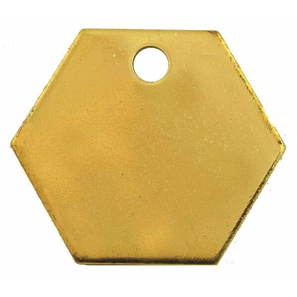 Tag, Brass, Yl, 1-1/4