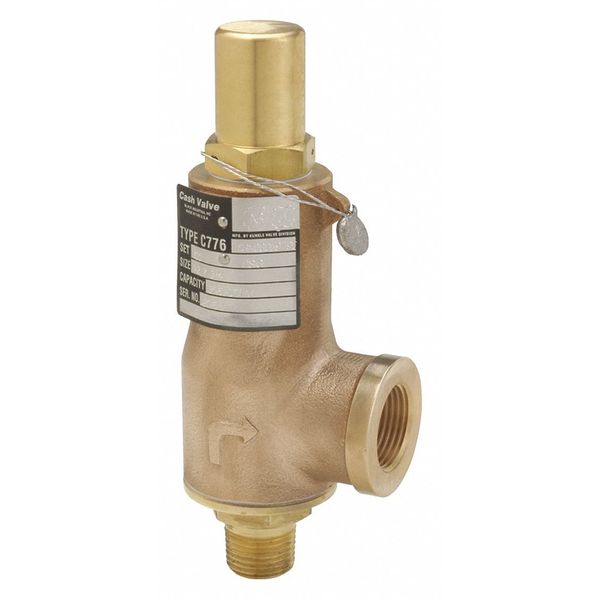 Relief Valve, Bronze, 150 psi, 6-43/64