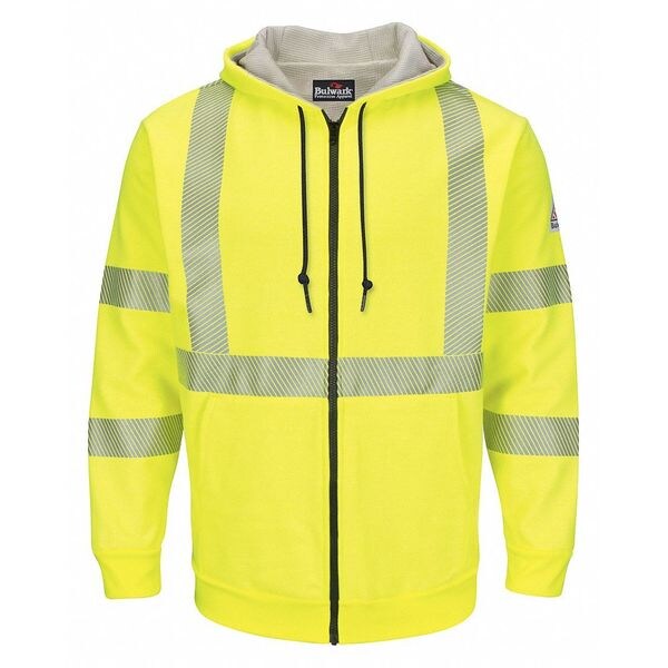 Flame-Resistant Hooded Sweatshirt, 2XL, Yl