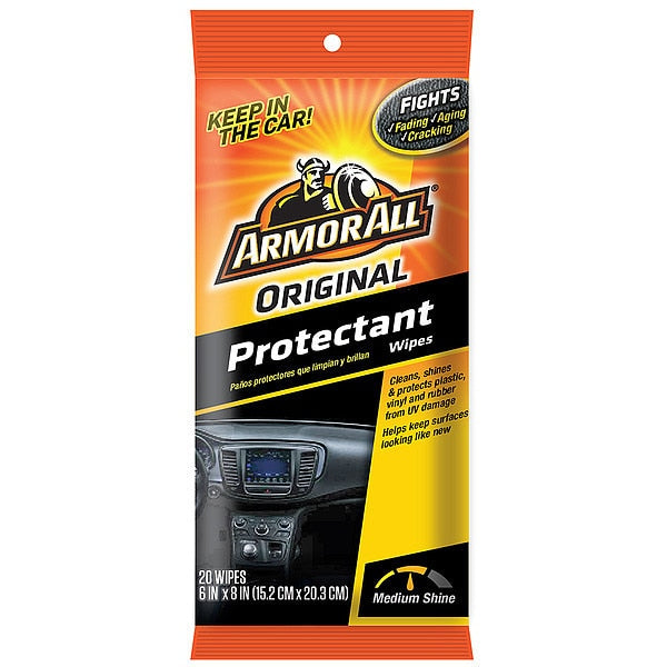 Vehicle Protectant, Wipe On, 22 oz., White