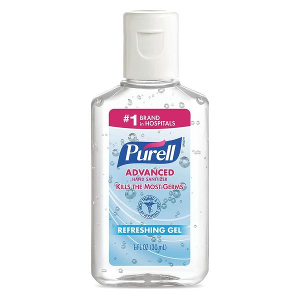 Advanced Hand Sanitizer Gel, 1oz Bottle, PK250