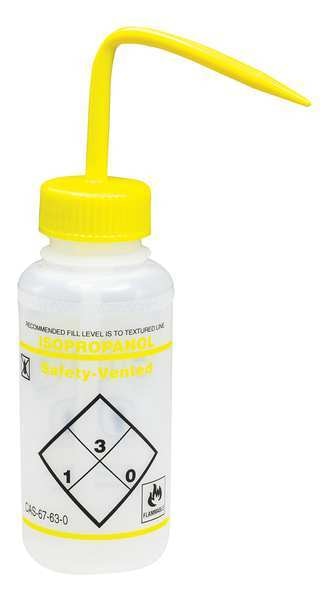 Wash Bottle, Std Spout, 250mL, PK3