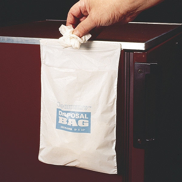 Self-Adhesive Waste Bag, 12x16 in, PK50