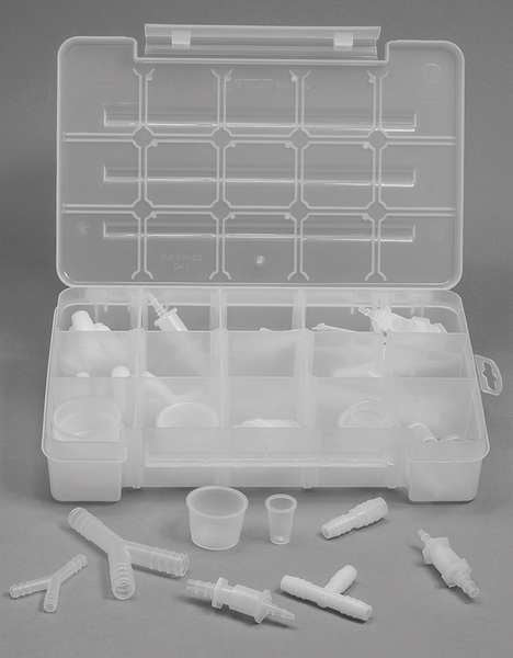 Tubing Connector Kit, Translucent, PK72