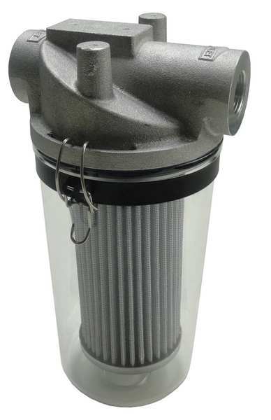 T-Style Inlet Vacuum Filter, 1-1/4 In