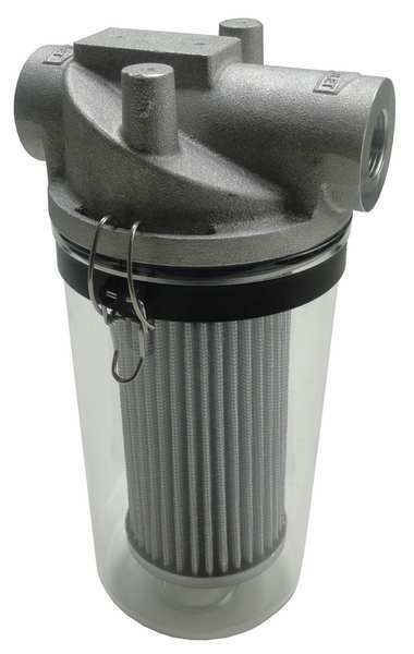 T-Style Inlet Vacuum Filter, 1-1/2 In